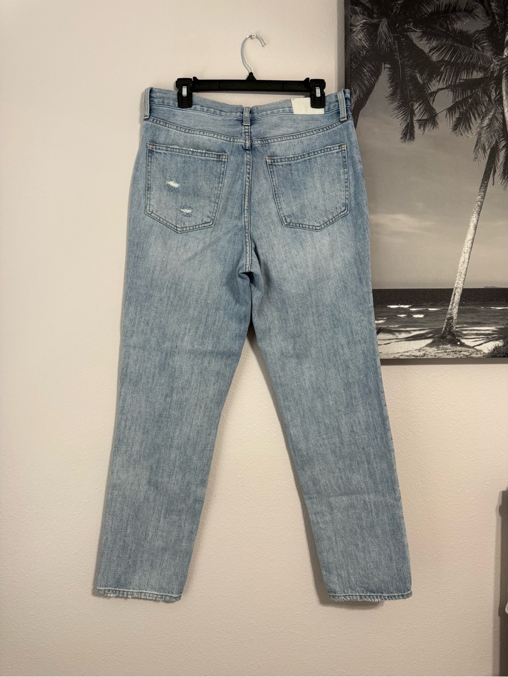 pistola Light Blue Distressed Boyfriend Jeans - Women - Picture 3 of 7